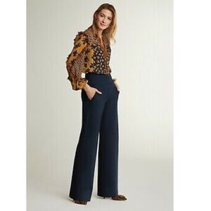 CAbi Navy Wide Leg Pants